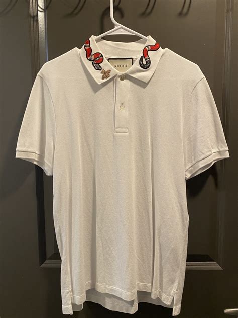 gucci snake collar grailed|Gucci Snake & Bee Embroidered.